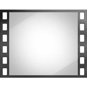 Shiny Film Slide PowerPoint clipart graphic preview.
