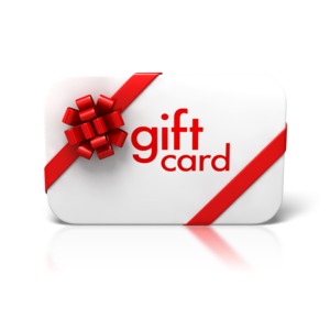 Gift Card Bow Ribbon Front PowerPoint clipart graphic preview.