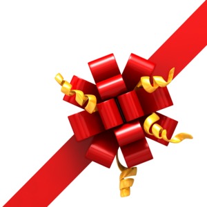 Right Corner Ribbon- Bow Part 2 PowerPoint clipart graphic preview.