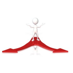 Choose Direction PowerPoint clipart graphic preview.