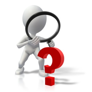 Stick Figure Searching For Answers PowerPoint clipart graphic preview.
