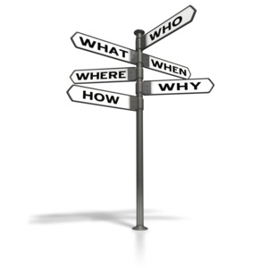 Street Sign Post Questions PowerPoint clipart graphic preview.