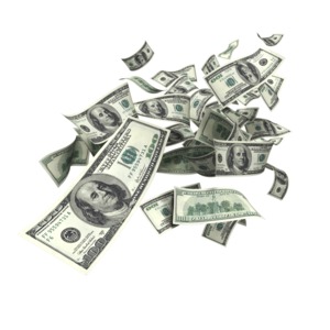 United States Dollar Falling PowerPoint clipart graphic preview.
