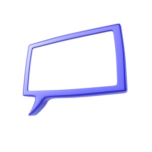 Speech Bubble PowerPoint clipart graphic preview.