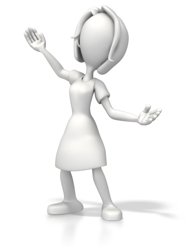 High-resolution clipart illustration of Woman Presenter, designed for creative multimedia presentations, dynamic visual storytelling, and professional content design.