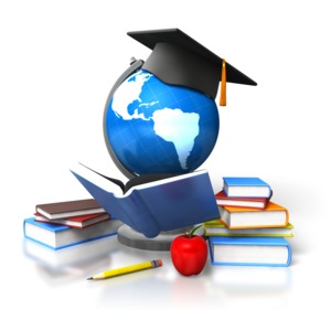 Global Education Reading PowerPoint clipart graphic preview.