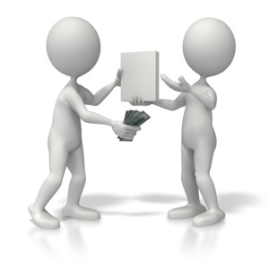 Sales Transaction PowerPoint clipart graphic preview.