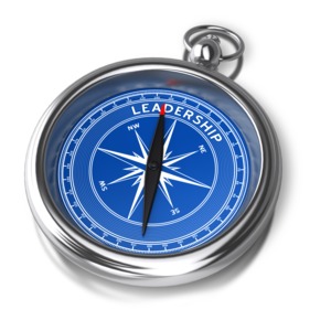 Compass Leadership Direction PowerPoint clipart graphic preview.