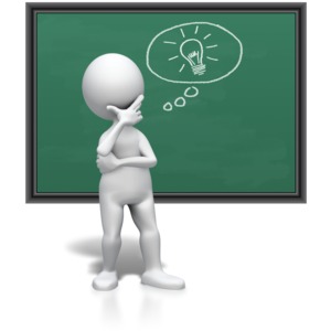 What A Great Idea PowerPoint clipart graphic preview.
