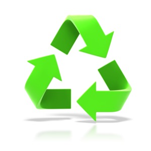 Recycle Symbol PowerPoint clipart graphic preview.