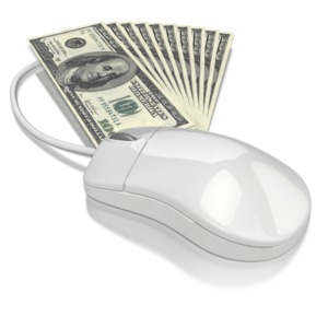 Computer Mouse Money PowerPoint clipart graphic preview.