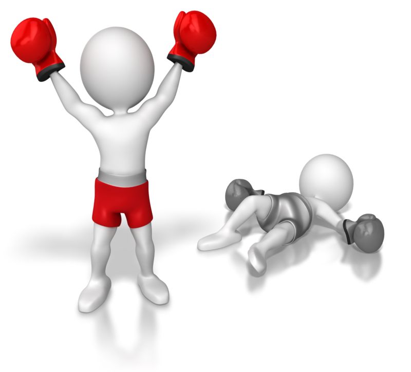 High-resolution clipart illustration of Stick Figure Knock Out Competition, designed for seasonal marketing campaigns, corporate event presentations, and holiday promotions.