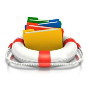 Save Your Files PowerPoint clipart graphic preview.