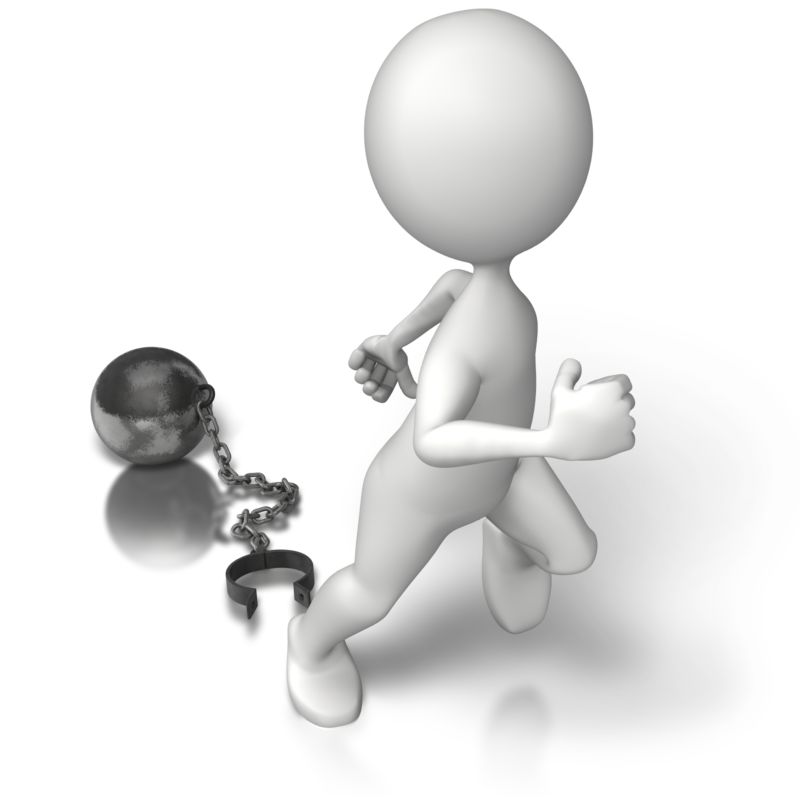 High-resolution clipart illustration of Ball N Chain Freedom, designed for corporate facility safety compliance, residential property access control, and physical security asset management.