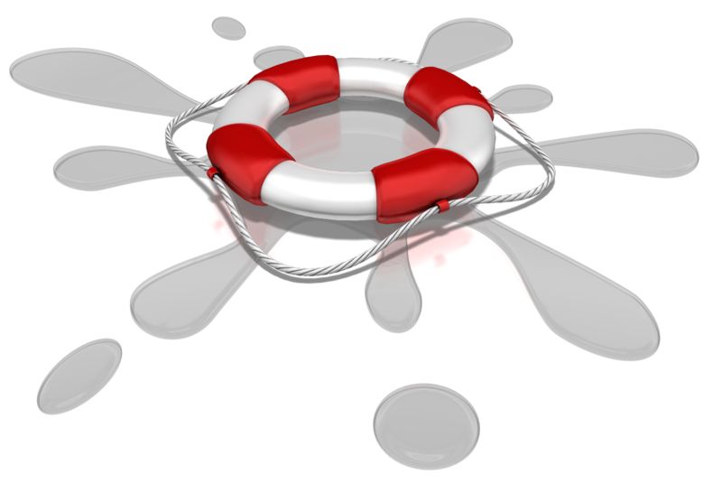 High-resolution clipart illustration of Life Preserver Splash, designed for corporate facility safety compliance, residential property access control, and physical security asset management.
