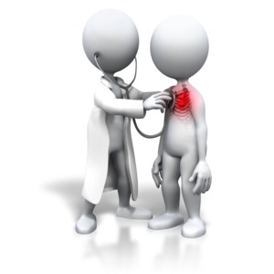 Patient With Heart Trouble PowerPoint clipart graphic preview.