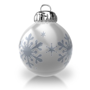 Christmas Ornament PowerPoint clipart graphic preview.