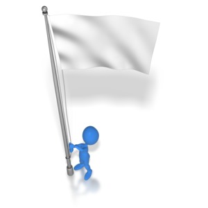 Stick Figure Raising Flag PowerPoint clipart graphic preview.
