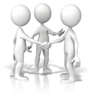 Introduction To A Friend PowerPoint clipart graphic preview.