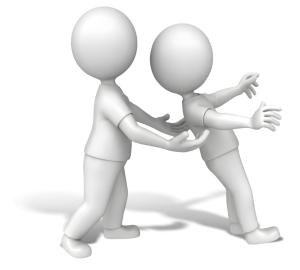Trust Building Fall PowerPoint clipart graphic preview.
