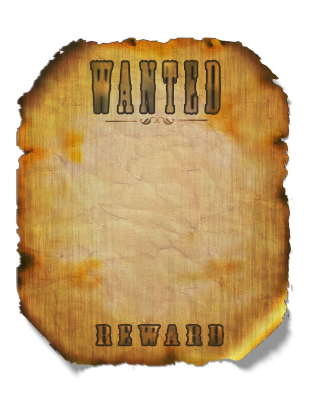 High-resolution clipart illustration of Wanted Poster, designed for creative multimedia presentations, dynamic visual storytelling, and professional content design.