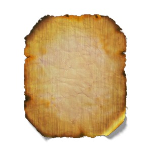Burned Parchment PowerPoint clipart graphic preview.