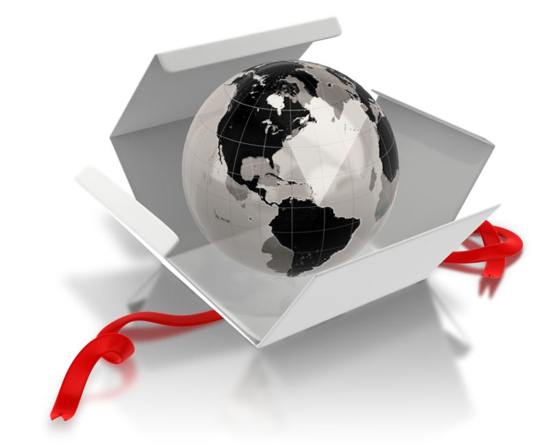 High-resolution clipart illustration of World Inside - The West, designed for global supply chain management, commercial freight logistics, and enterprise distribution operations.