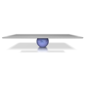Balanced Panel PowerPoint clipart graphic preview.