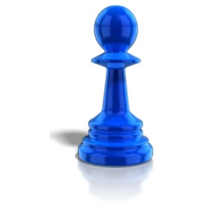 Pawn Piece PowerPoint clipart graphic preview.