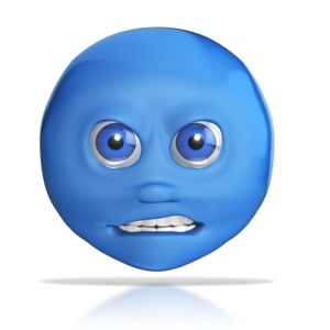 Mad Emotional Head PowerPoint clipart graphic preview.
