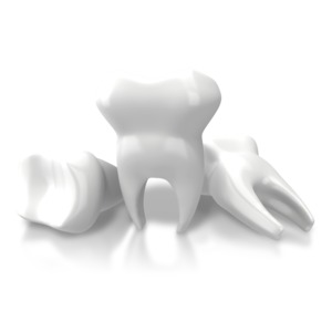 Three Teeth Extracted PowerPoint clipart graphic preview.