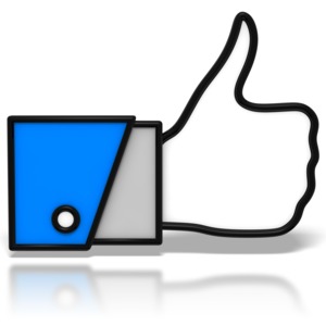 Thumbs-Up Icon PowerPoint clipart graphic preview.