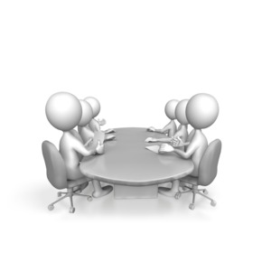 Conference Presentation PowerPoint clipart graphic preview.