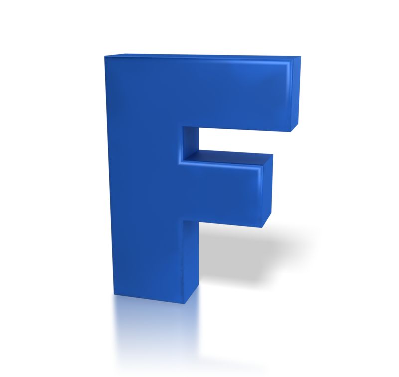 High-resolution clipart illustration of Single Letter F, designed for creative multimedia presentations, dynamic visual storytelling, and professional content design.