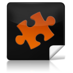 Puzzle Square Icon PowerPoint clipart graphic preview.
