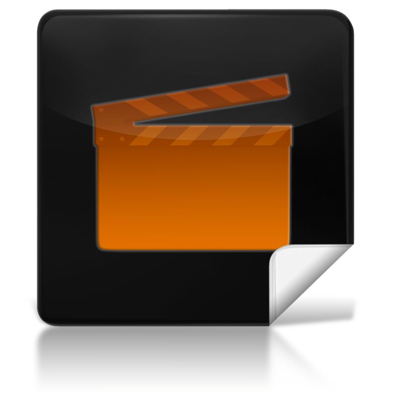 High-resolution clipart illustration of Movie Square Icon, designed for digital transformation strategies, enterprise software training, and advanced information technology frameworks.