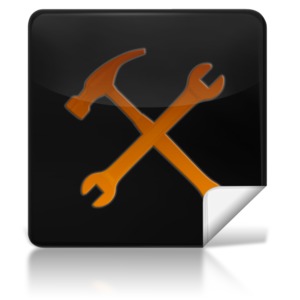 Tools Square Icon PowerPoint clipart graphic preview.