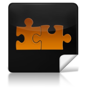 Puzzle Connect Square Icon PowerPoint clipart graphic preview.