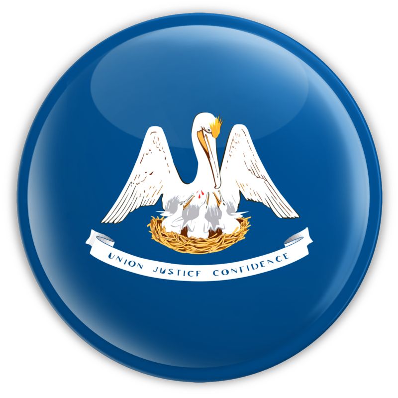 High-resolution clipart illustration of Badge of Louisiana, designed for seasonal marketing campaigns, corporate event presentations, and holiday promotions.