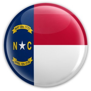 Badge of North Carolina PowerPoint clipart graphic preview.