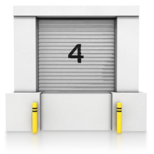 Loading Dock Closed Bay PowerPoint clipart graphic preview.