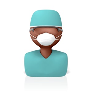 Surgeon Icon PowerPoint clipart graphic preview.