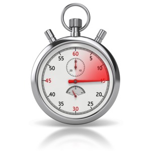 Stop Watch Fifteen Seconds PowerPoint clipart graphic preview.