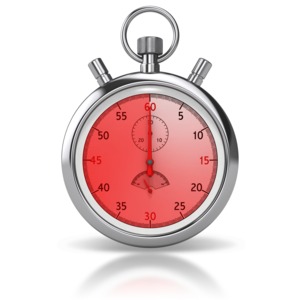 Stop Watch Sixty Seconds PowerPoint clipart graphic preview.