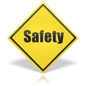 Safety Sign PowerPoint clipart graphic preview.