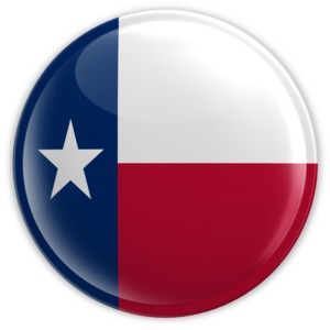Badge of Texas PowerPoint clipart graphic preview.