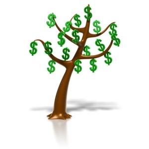 Dollar Tree PowerPoint clipart graphic preview.