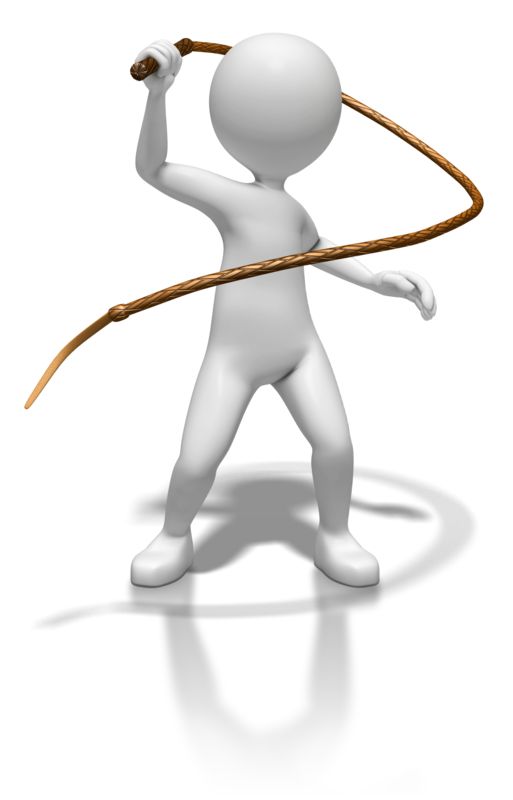 High-resolution clipart illustration of Stick Figure With Whip, designed for creative multimedia presentations, dynamic visual storytelling, and professional content design.