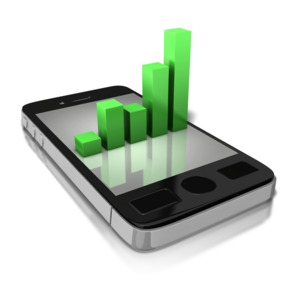 Smart Phone Statistics PowerPoint clipart graphic preview.