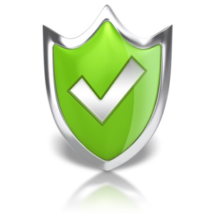Shield Check Mark PowerPoint clipart graphic preview.